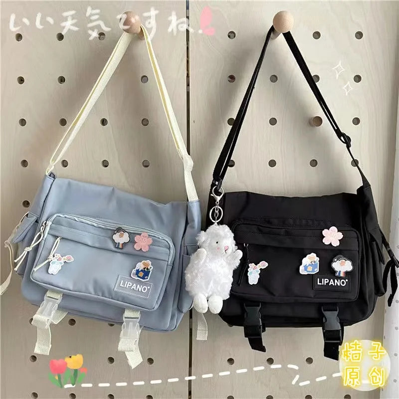 BOLSA PARA ESTUDANTES  ESTILO JAPONESA HARAJUKU