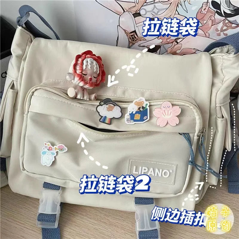 BOLSA PARA ESTUDANTES  ESTILO JAPONESA HARAJUKU