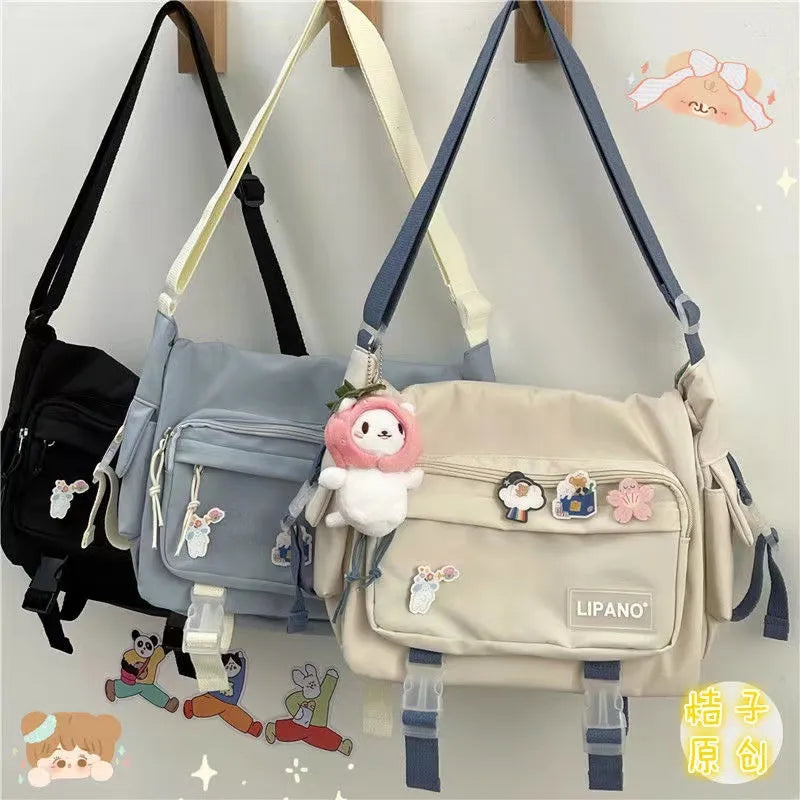 BOLSA PARA ESTUDANTES  ESTILO JAPONESA HARAJUKU